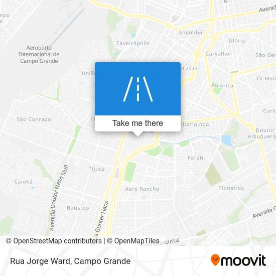 Rua Jorge Ward map