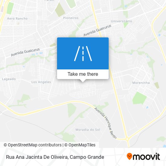 Mapa Rua Ana Jacinta De Oliveira