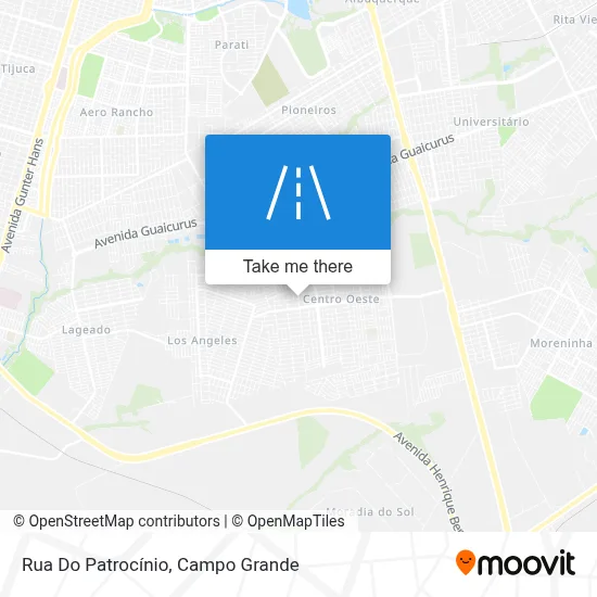 Rua Do Patrocínio map