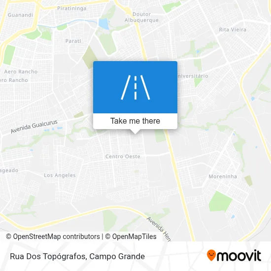 Rua Dos Topógrafos map