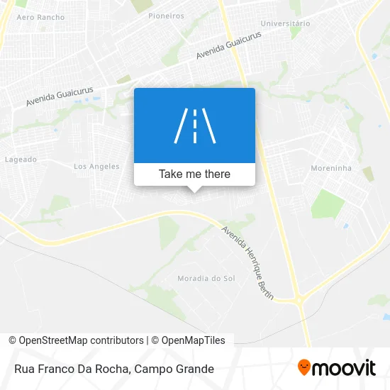 Rua Franco Da Rocha map
