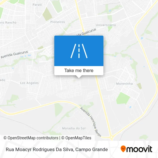Rua Moacyr Rodrigues Da Silva map