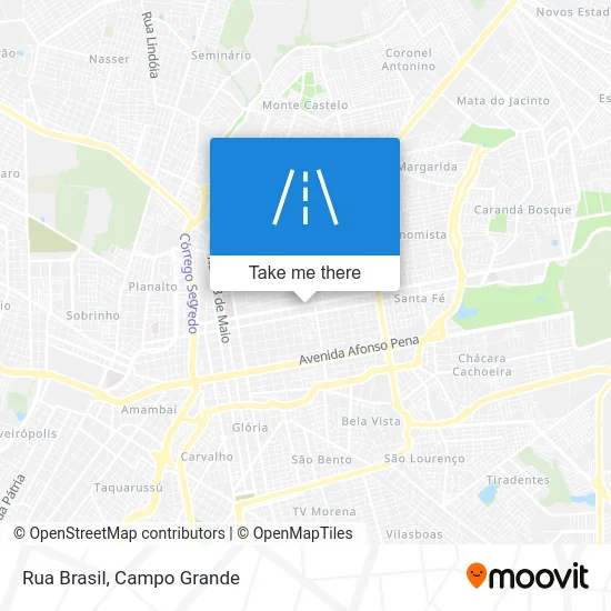 Rua Brasil map