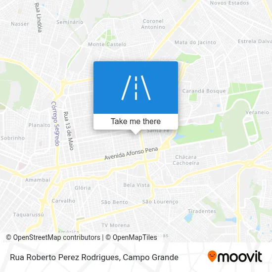 Rua Roberto Perez Rodrigues map