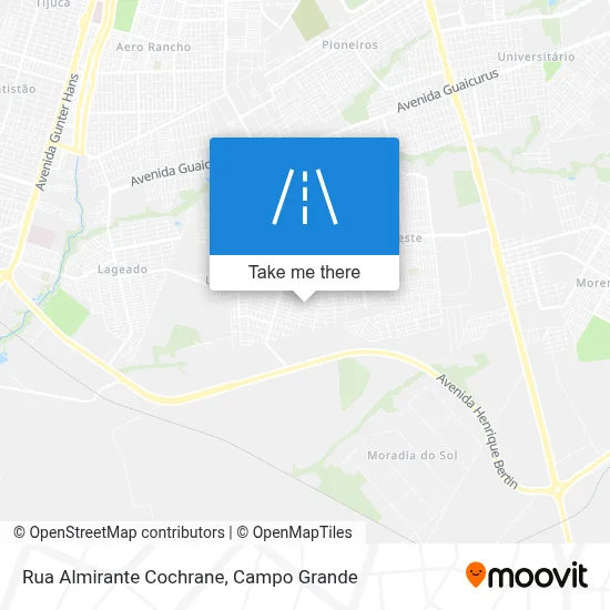 Rua Almirante Cochrane map