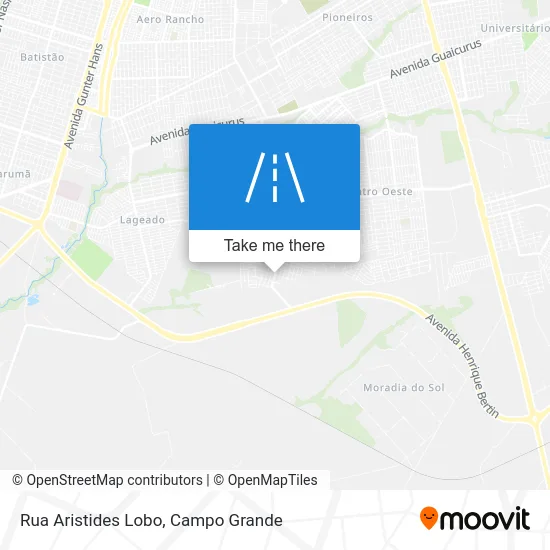 Rua Aristides Lobo map