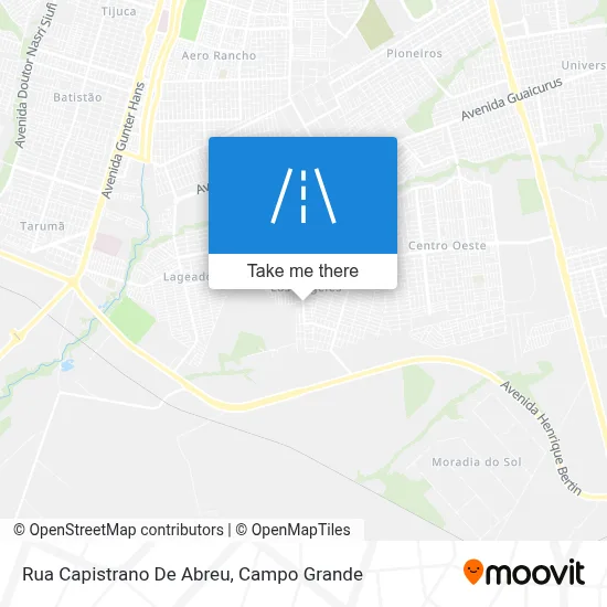 Rua Capistrano De Abreu map