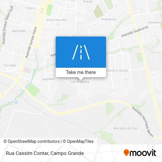 Rua Cassim Contar map
