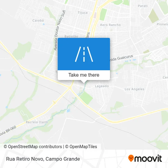 Rua Retiro Novo map
