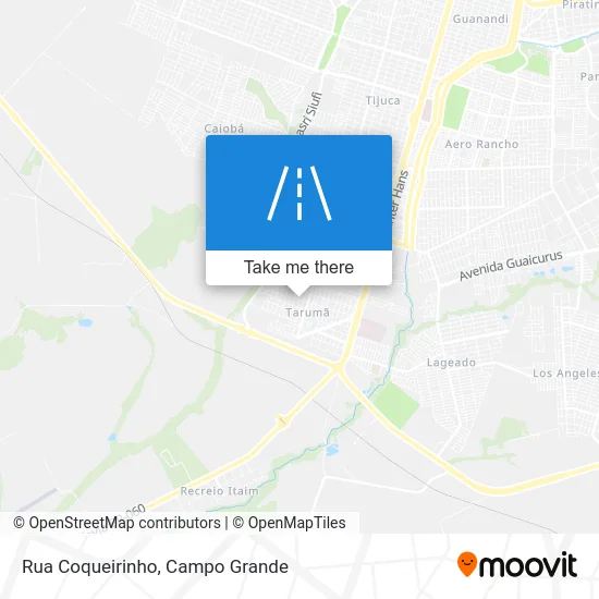 Rua Coqueirinho map
