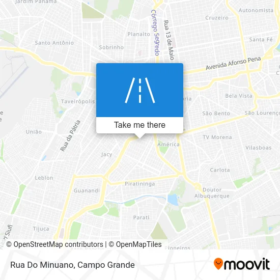 Rua Do Minuano map