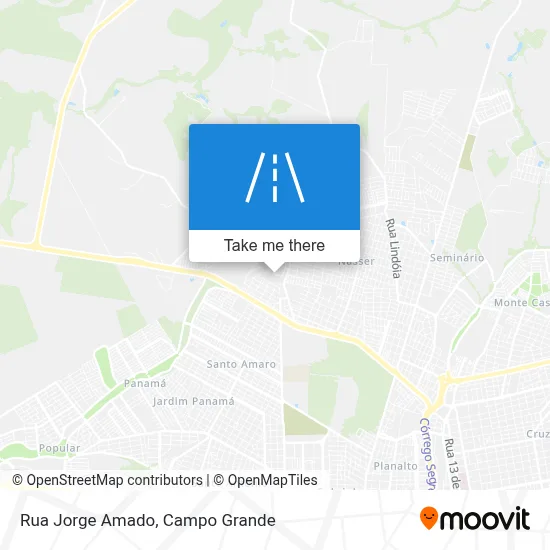 Rua Jorge Amado map