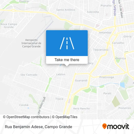 Rua Benjamin Adese map