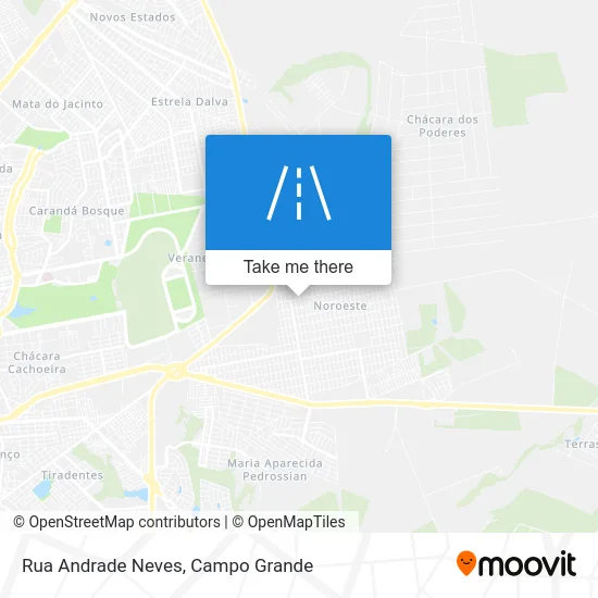 Rua Andrade Neves map