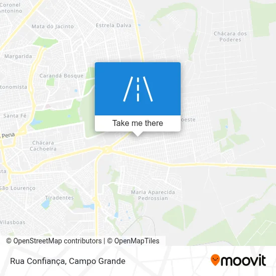 Rua Confiança map