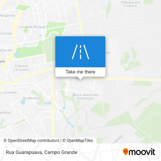 Rua Guarapuava map