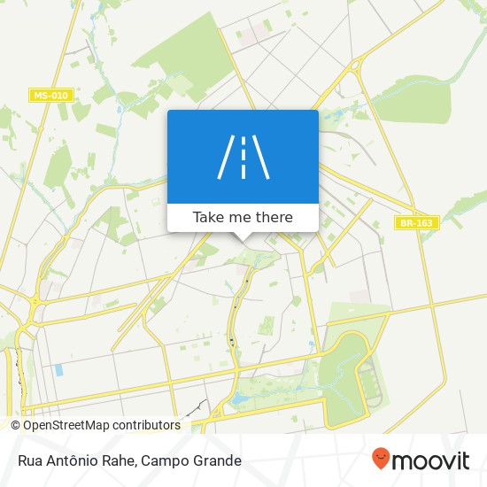 Mapa Rua Antônio Rahe