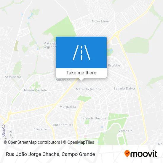 Rua João Jorge Chacha map