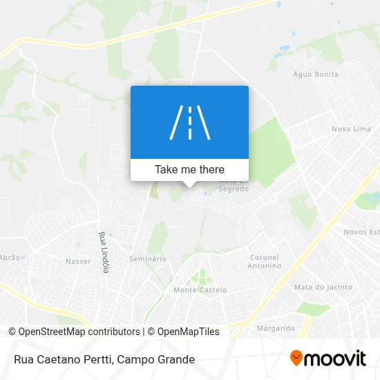 Rua Caetano Pertti map