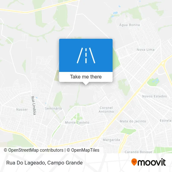 Rua Do Lageado map