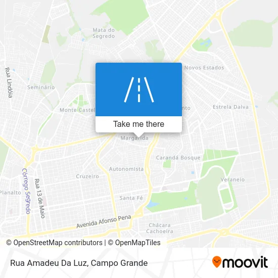 Rua Amadeu Da Luz map