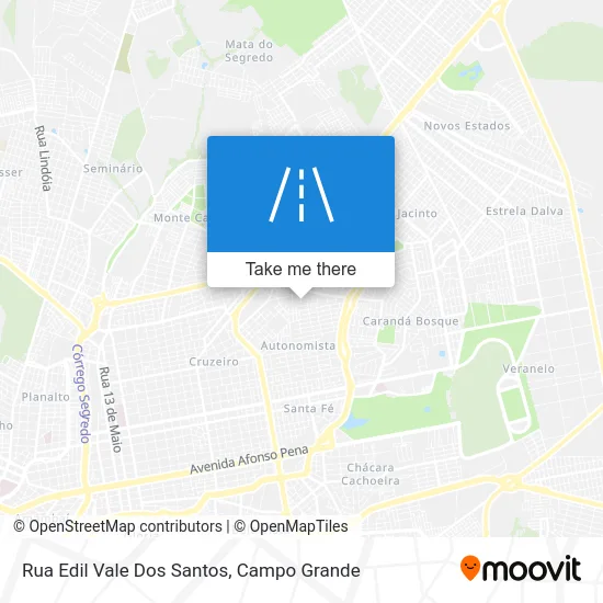 Rua Edil Vale Dos Santos map