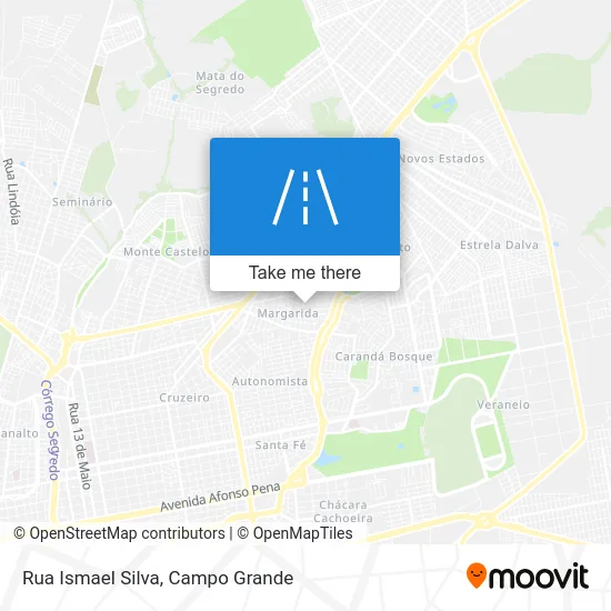 Rua Ismael Silva map