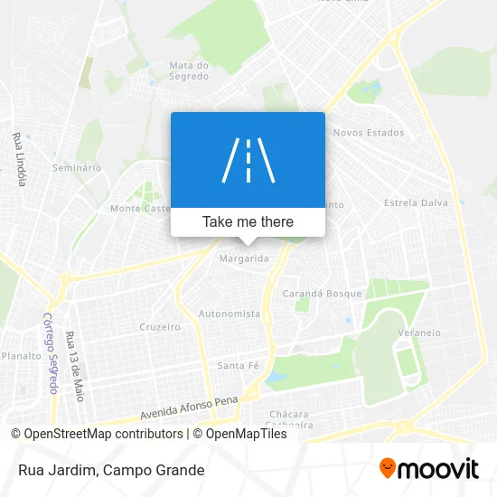 Rua Jardim map