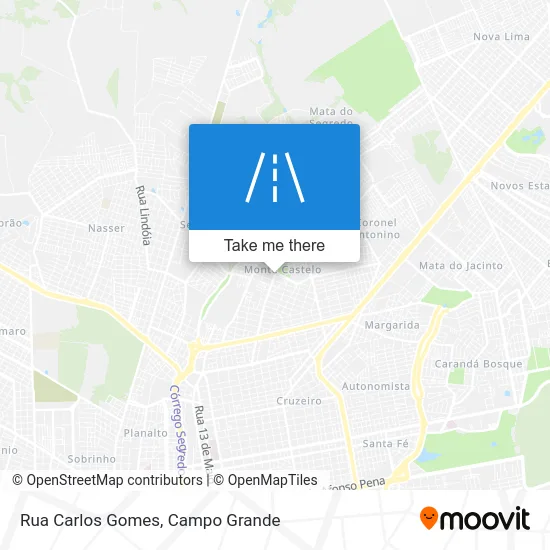 Rua Carlos Gomes map