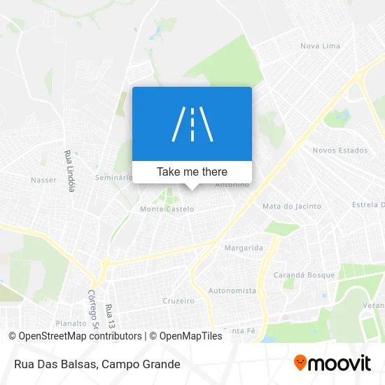 Rua Das Balsas map