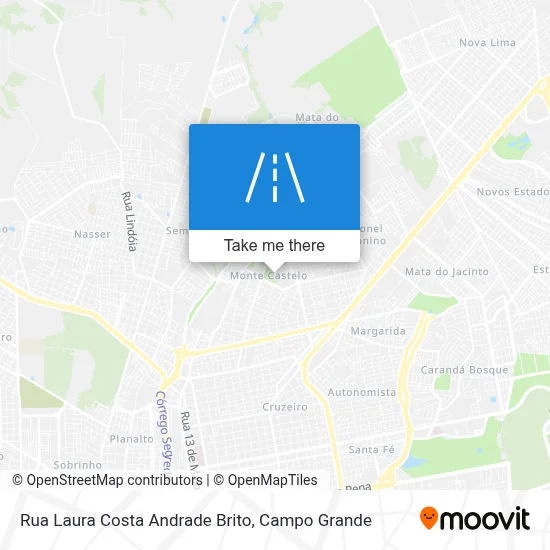 Rua Laura Costa Andrade Brito map