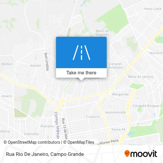 Rua Rio De Janeiro map