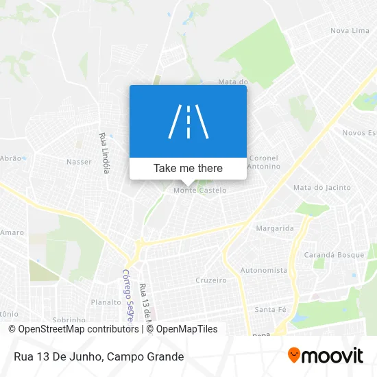 Rua 13 De Junho map