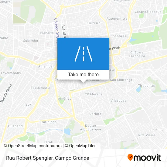 Rua Robert Spengler map