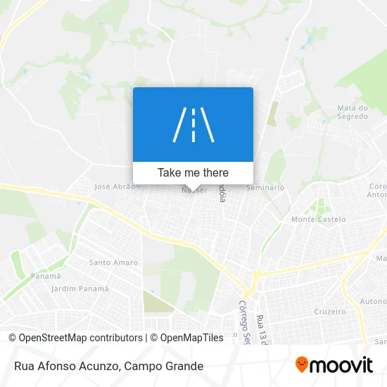 Rua Afonso Acunzo map