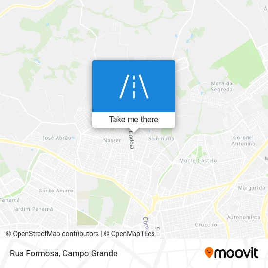 Rua Formosa map