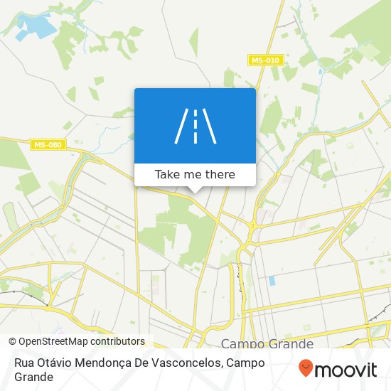 Mapa Rua Otávio Mendonça De Vasconcelos