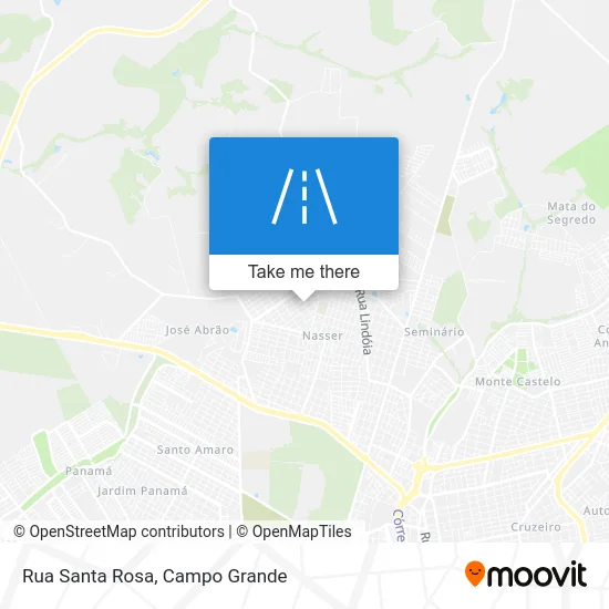 Rua Santa Rosa map