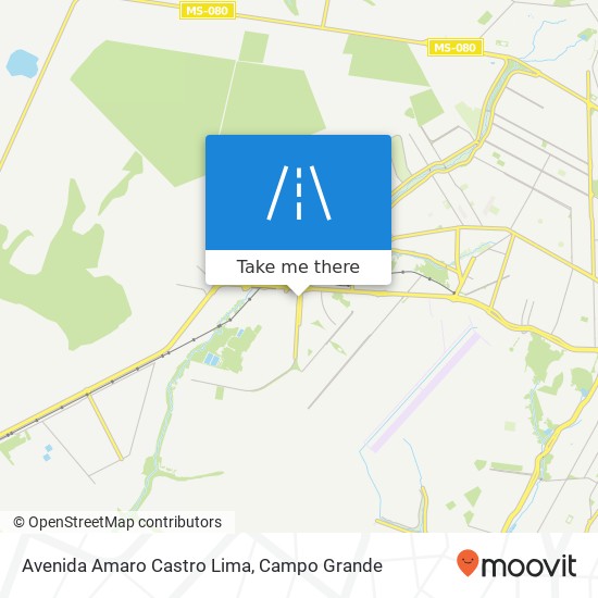 Mapa Avenida Amaro Castro Lima