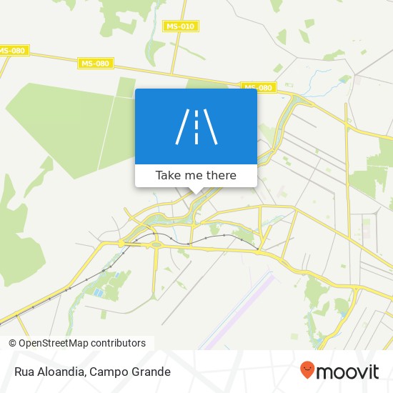 Rua Aloandia map