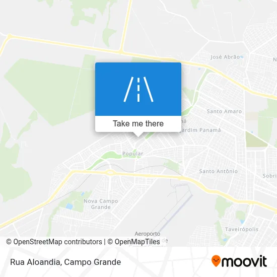 Rua Aloandia map
