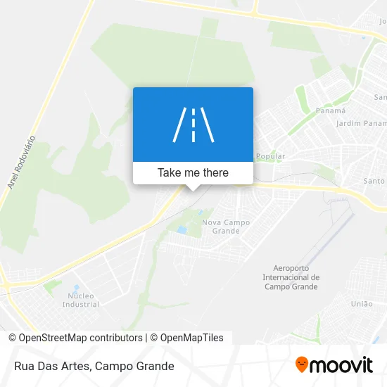 Rua Das Artes map