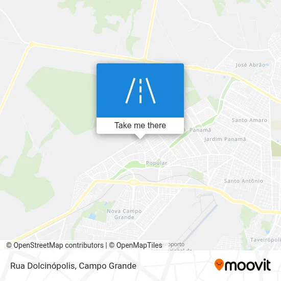 Rua Dolcinópolis map