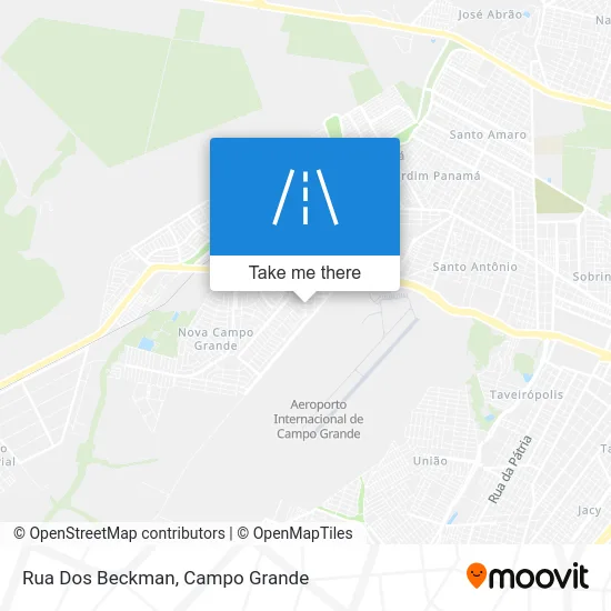 Rua Dos Beckman map