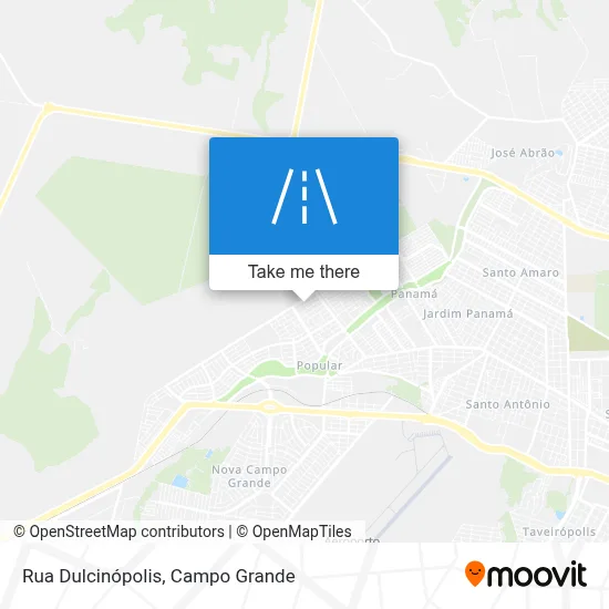 Rua Dulcinópolis map