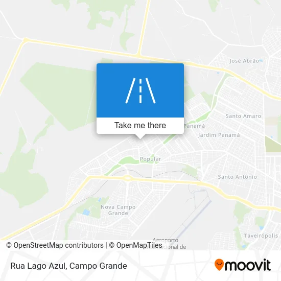 Rua Lago Azul map