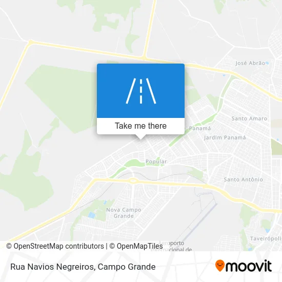 Rua Navios Negreiros map