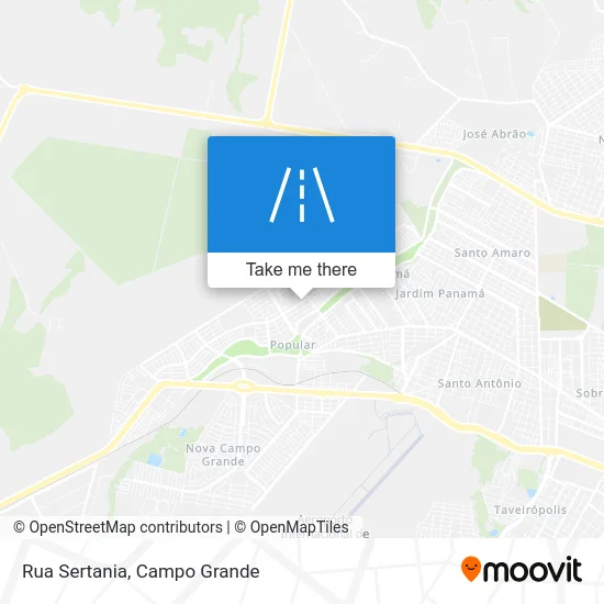 Rua Sertania map