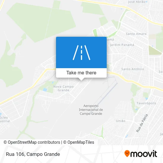 Rua 106 map
