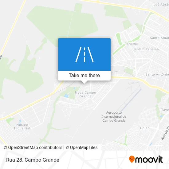 Rua 28 map